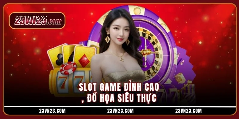 Slot game đỉnh cao, đồ họa siêu thực